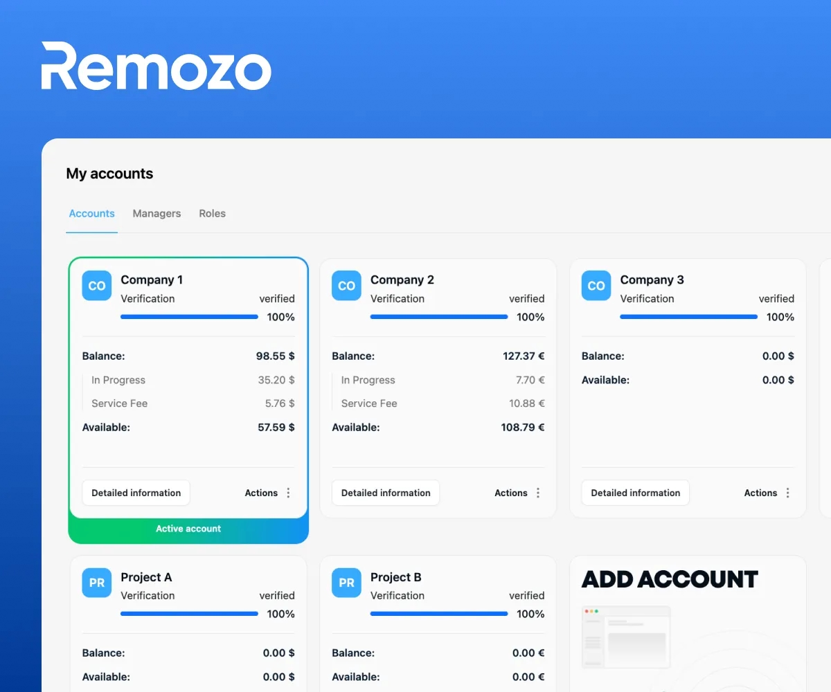 Personal dashboard